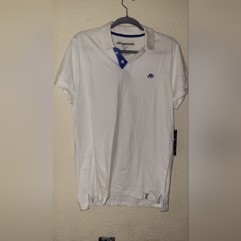 Awropostale White Collar shirt
